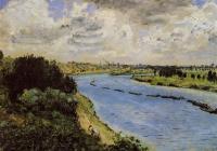 Renoir, Pierre Auguste - Barges on the Seine